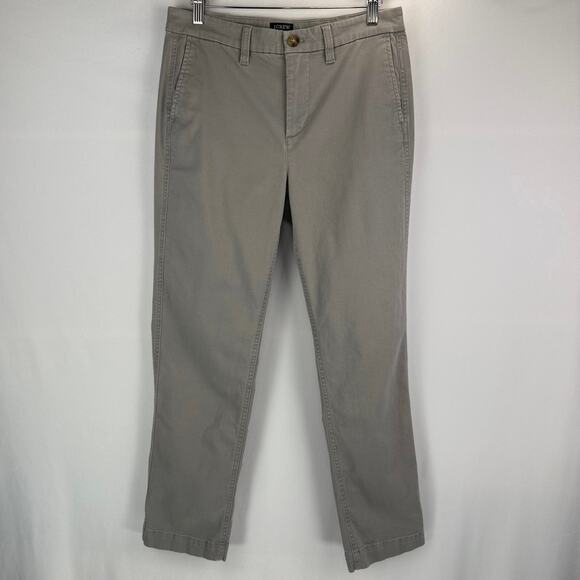 J. Crew High-Rise Girlfriend Chino Pant Size 4 - Picture 1 of 11